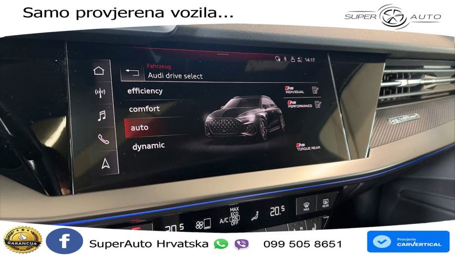 Audi RS3 Sportback 2.5 TFSI (400 KS) quattro S tronic, fotografija 16