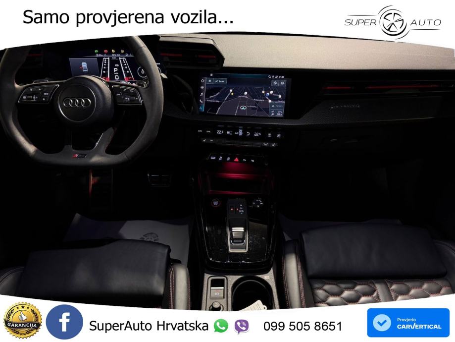Audi RS3 Sportback 2.5 TFSI (400 KS) quattro S tronic, fotografija 9