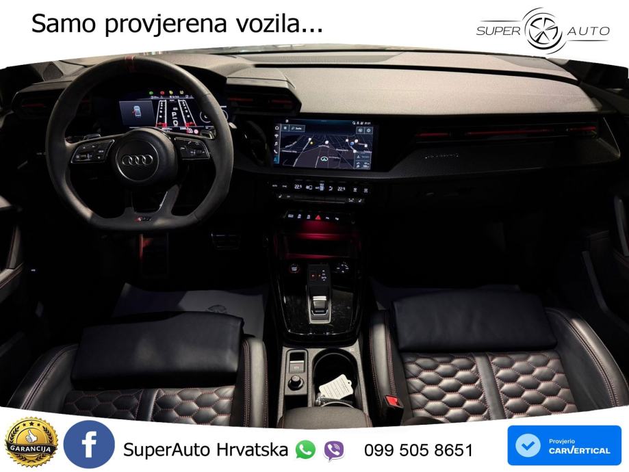 Audi RS3 Sportback 2.5 TFSI (400 KS) quattro S tronic, fotografija 12