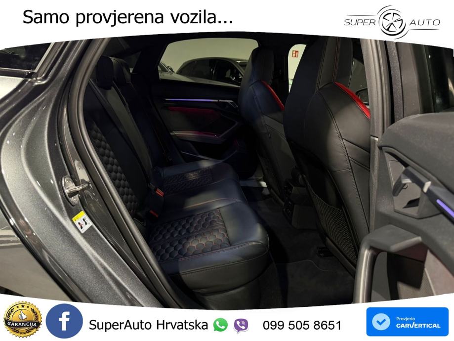 Audi RS3 Sportback 2.5 TFSI (400 KS) quattro S tronic, fotografija 16