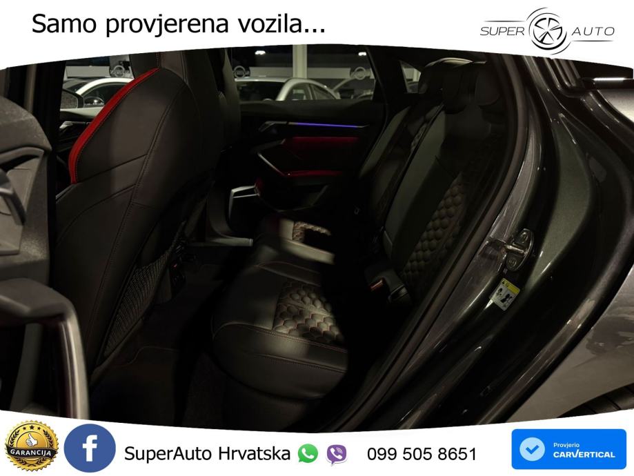 Audi RS3 Sportback 2.5 TFSI (400 KS) quattro S tronic, fotografija 17
