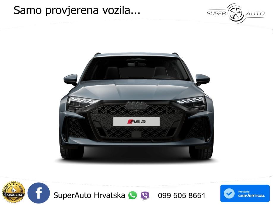 Audi RS3 Sportback 2.5 TFSI (400 KS) quattro S tronic, fotografija 3