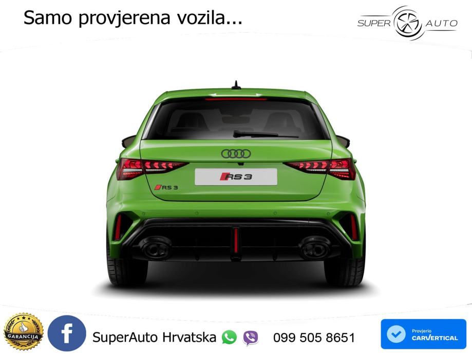 Audi RS3 Sportback 2.5 TFSI (400 KS) quattro S tronic, fotografija 6