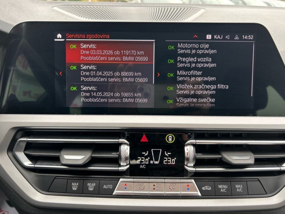 BMW 318i 2022.,VIRTUAL NAVI, SERVISNA, LED, FRONT ASSIST, ALU, fotografija 17