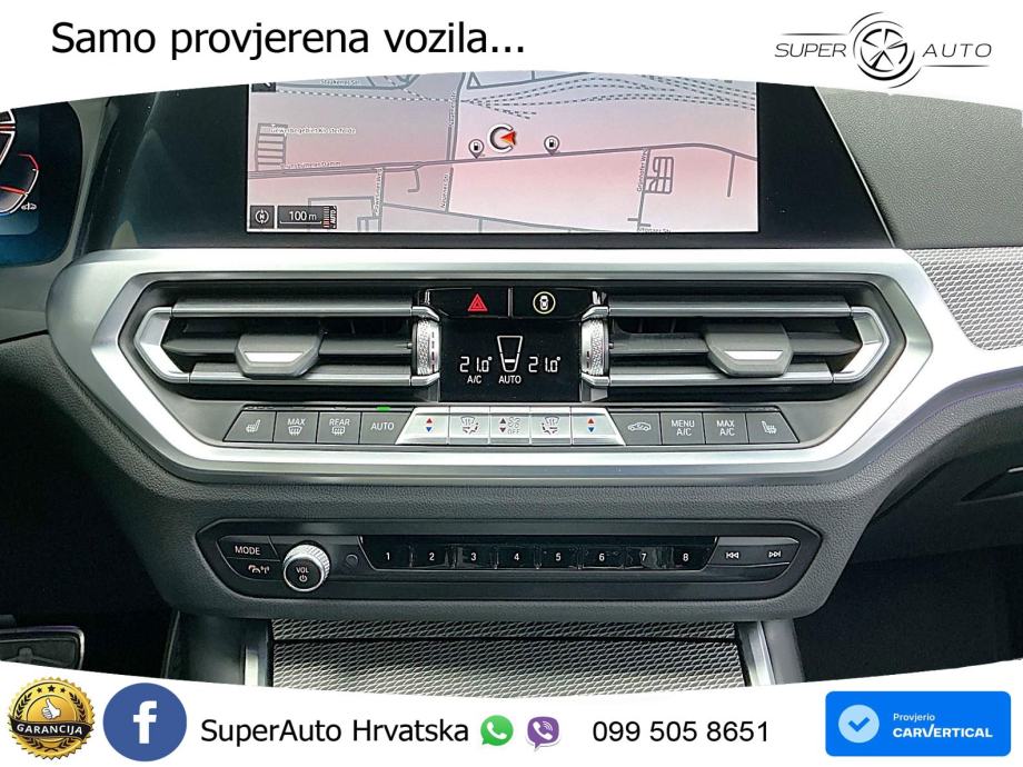 BMW 330i M Sport LASER H&K HEAD-UP AppleCar & Android Auto RFK, fotografija 17