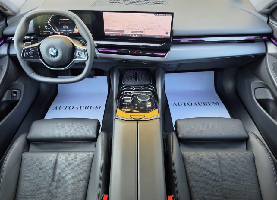 BMW 520D 197KS VIRTUAL,ACC,KAMERA,AMBIENT,KOŽA,ALU21,NAVI,LED,JAMSTVO, fotografija 15