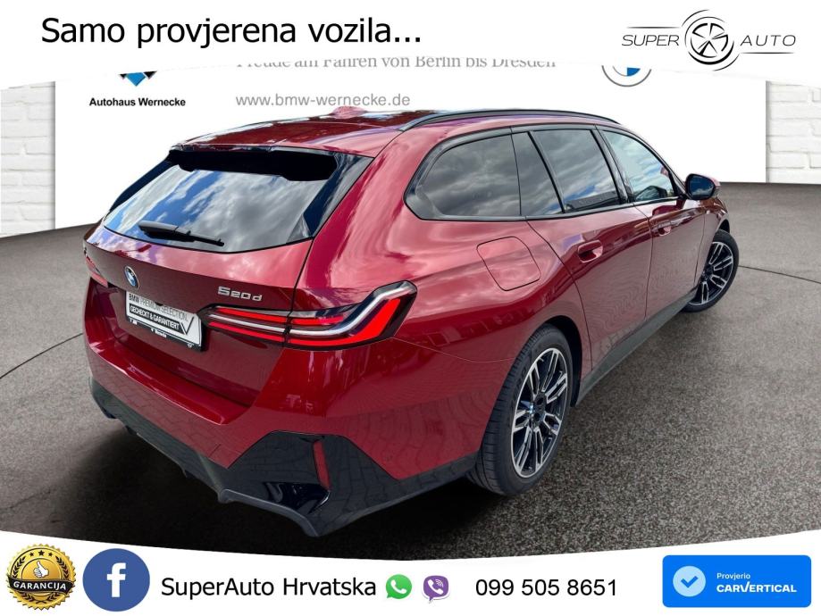 BMW 520d Touring (197 KS) xDrive Steptronic M Sport LED+GR SJED+ACC, fotografija 4