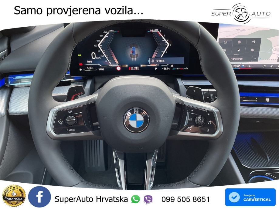 BMW 520d Touring (197 KS) xDrive Steptronic M Sport LED+GR SJED+ACC, fotografija 9