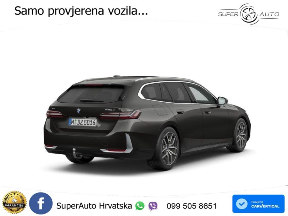 BMW 520d Touring (197 KS) xDrive Steptronic M Sport LED+GR SJED+ACC, pogled izvana - slika 3