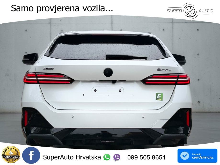 BMW 520d Touring (197 KS) xDrive Steptronic M Sport LED+GR SJED+ACC, fotografija 7