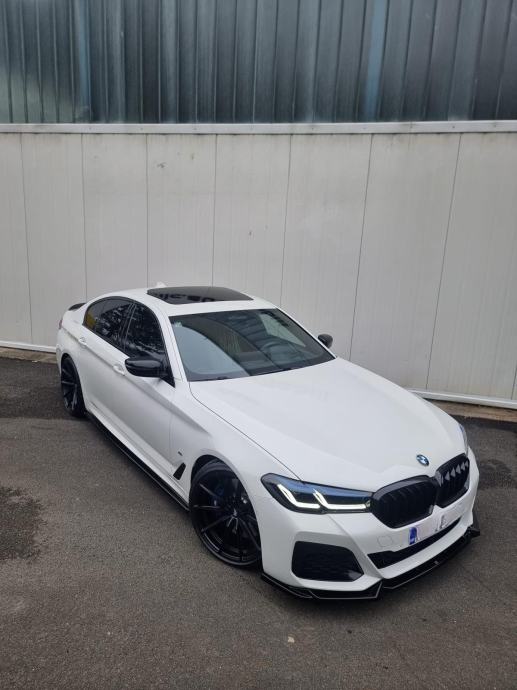 BMW 545e xDrive, M-SPORT, B&W, SOFT CLOSE, ŠIBER, LASER, HUD., fotografija 3