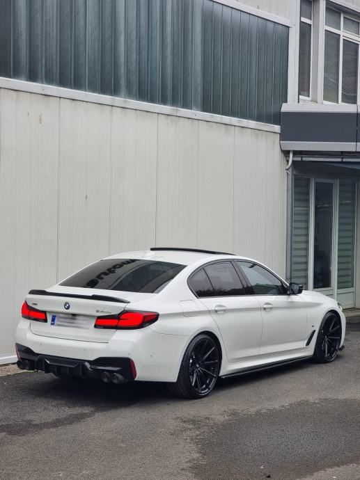 BMW 545e xDrive, M-SPORT, B&W, SOFT CLOSE, ŠIBER, LASER, HUD., fotografija 8