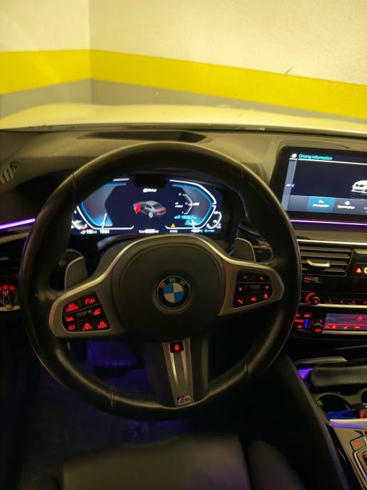 BMW 545e xDrive, M-SPORT, B&W, SOFT CLOSE, ŠIBER, LASER, HUD., fotografija 14