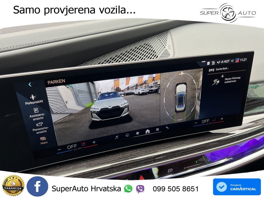 BMW 740d (299 KS) xDrive Steptronic ZRAČNI+ACC+GR SJED+KAM+PANO, fotografija 9