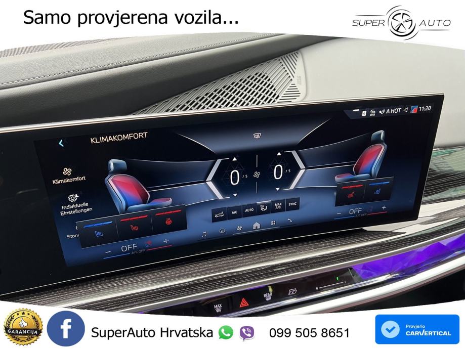 BMW 740d (299 KS) xDrive Steptronic ZRAČNI+ACC+GR SJED+KAM+PANO, fotografija 10