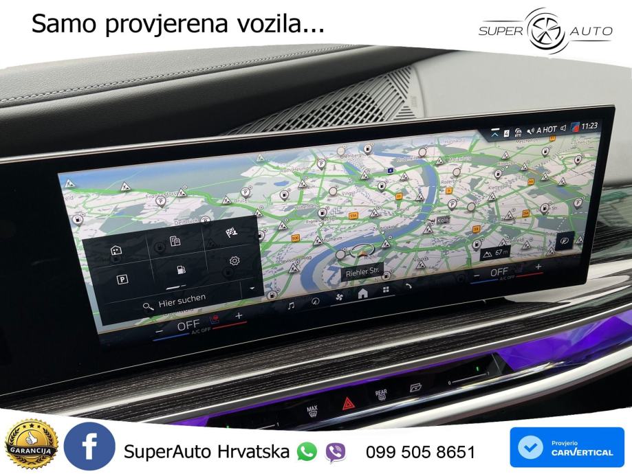 BMW 740d (299 KS) xDrive Steptronic ZRAČNI+ACC+GR SJED+KAM+PANO, fotografija 14