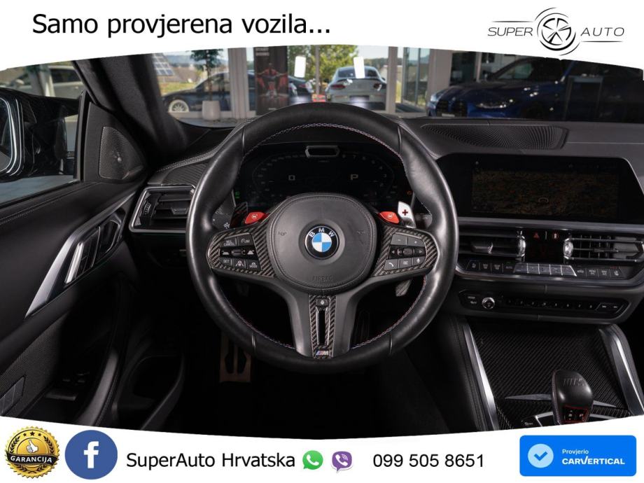 BMW M4 Competition 3.0 (510 KS) Steptronic LED+GR SJED+ACC, fotografija 11