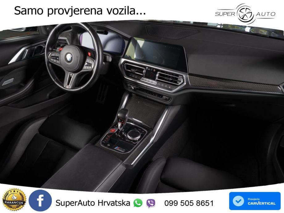 BMW M4 Competition 3.0 (510 KS) Steptronic LED+GR SJED+ACC, fotografija 13