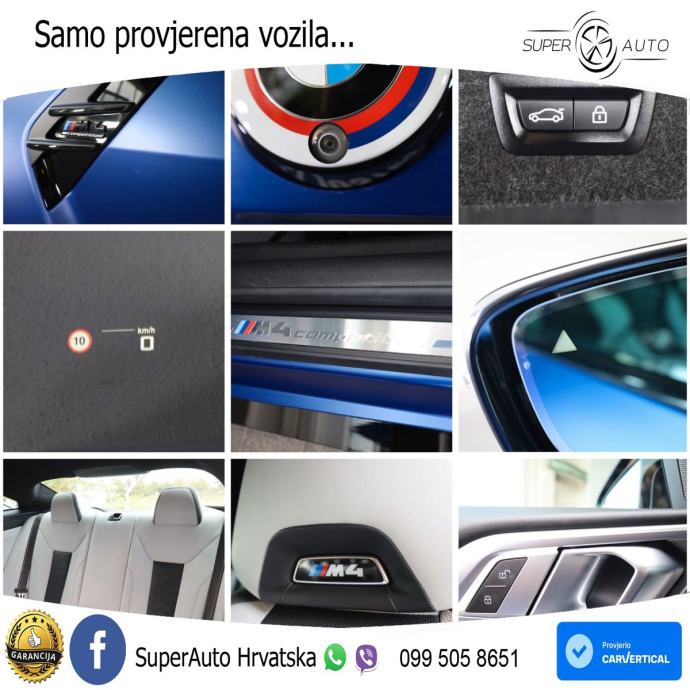 BMW M4 Competition 3.0 (510 KS) Steptronic, fotografija 19