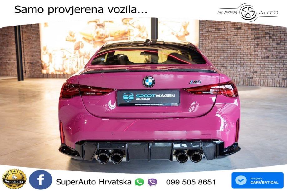 BMW M4 Competition 3.0 (530 KS) xDrive Steptronic LED+GR SJED+ACC, fotografija 6