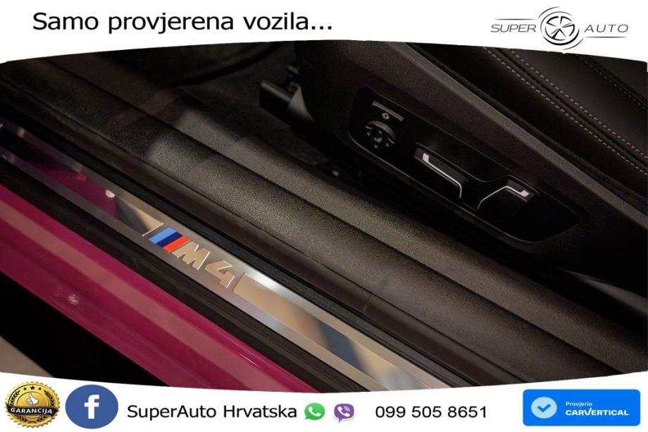 BMW M4 Competition 3.0 (530 KS) xDrive Steptronic LED+GR SJED+ACC, fotografija 15