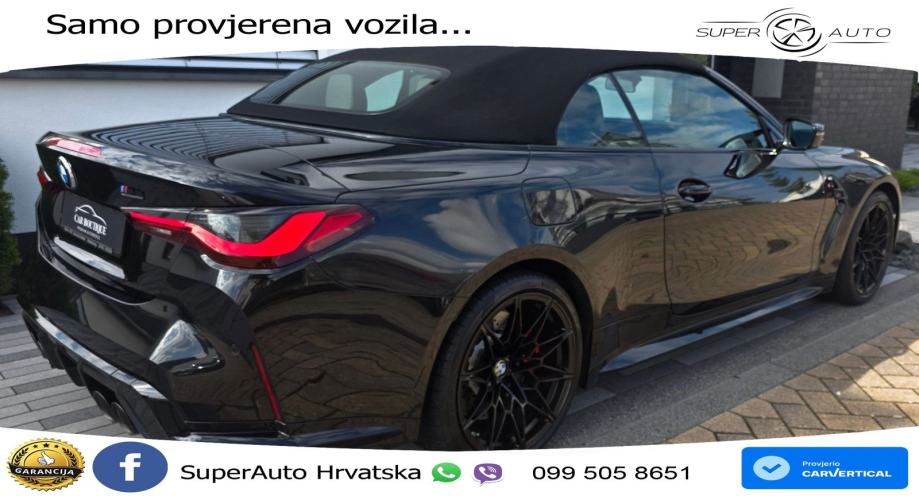 BMW M4 Convertible Competition 3.0 (510 KS) xDrive Steptronic LED+GR S, fotografija 6