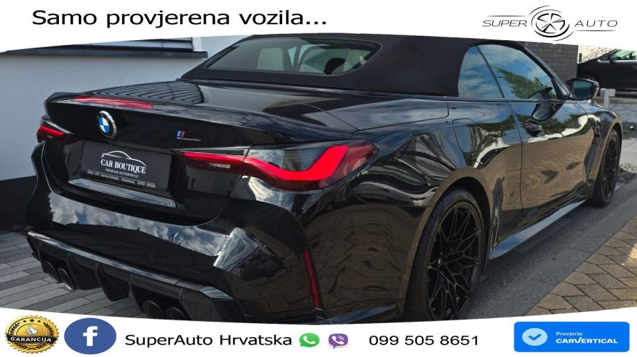 BMW M4 Convertible Competition 3.0 (510 KS) xDrive Steptronic LED+GR S, fotografija 9