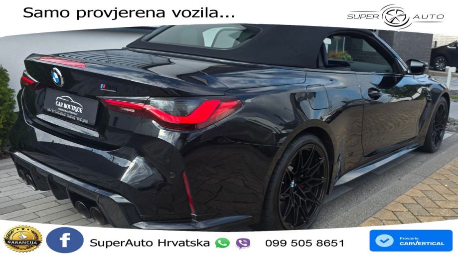 BMW M4 Convertible Competition 3.0 (510 KS) xDrive Steptronic LED+GR S, fotografija 10