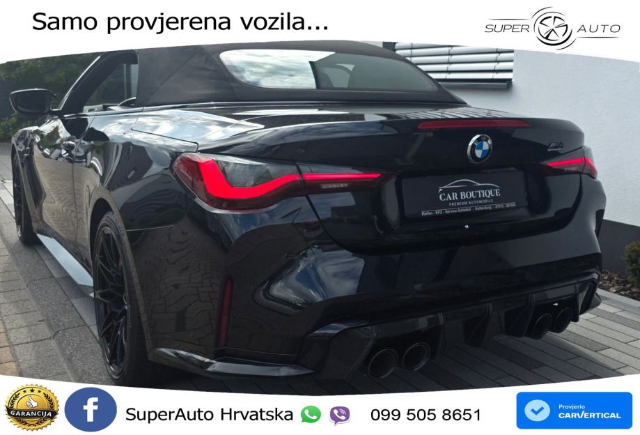 BMW M4 Convertible Competition 3.0 (510 KS) xDrive Steptronic LED+GR S, fotografija 13