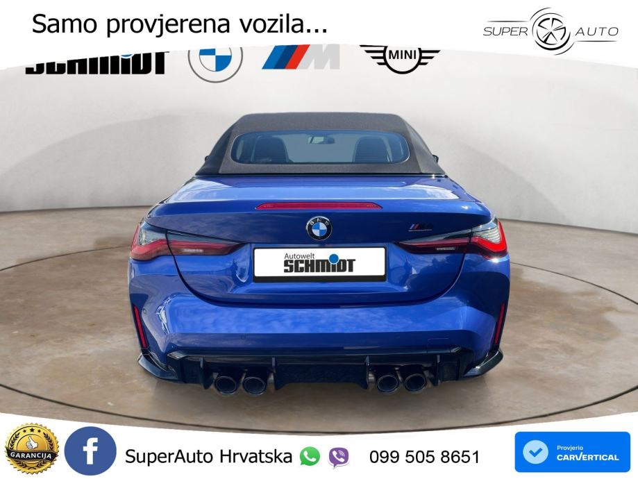 BMW M4 Convertible Competition 3.0 (510 KS) xDrive Steptronic LED+GR S, fotografija 5
