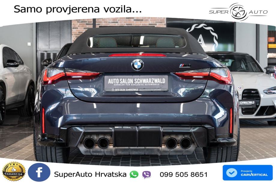 BMW M4 Convertible Competition 3.0 (510 KS) xDrive Steptronic, fotografija 6