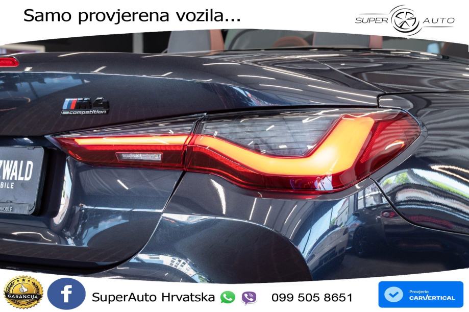 BMW M4 Convertible Competition 3.0 (510 KS) xDrive Steptronic, fotografija 9