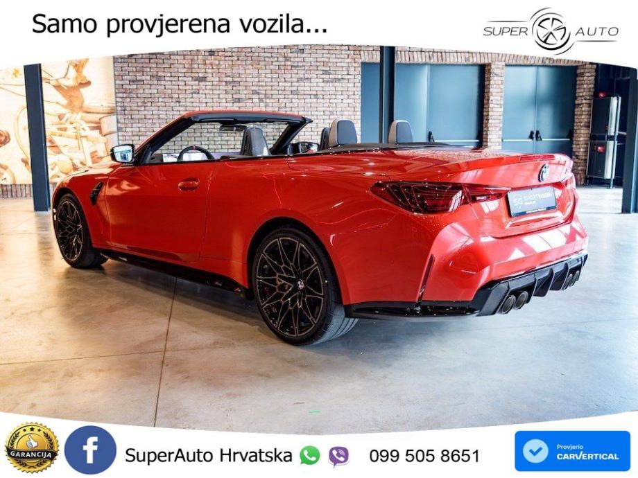 BMW M4 Convertible Competition 3.0 (530 KS) xDrive Steptronic LED+GR S, fotografija 9