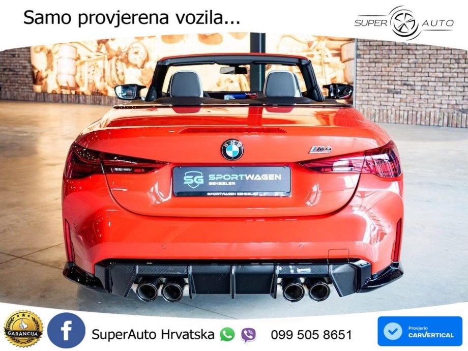 BMW M4 Convertible Competition 3.0 (530 KS) xDrive Steptronic LED+GR S, fotografija 10