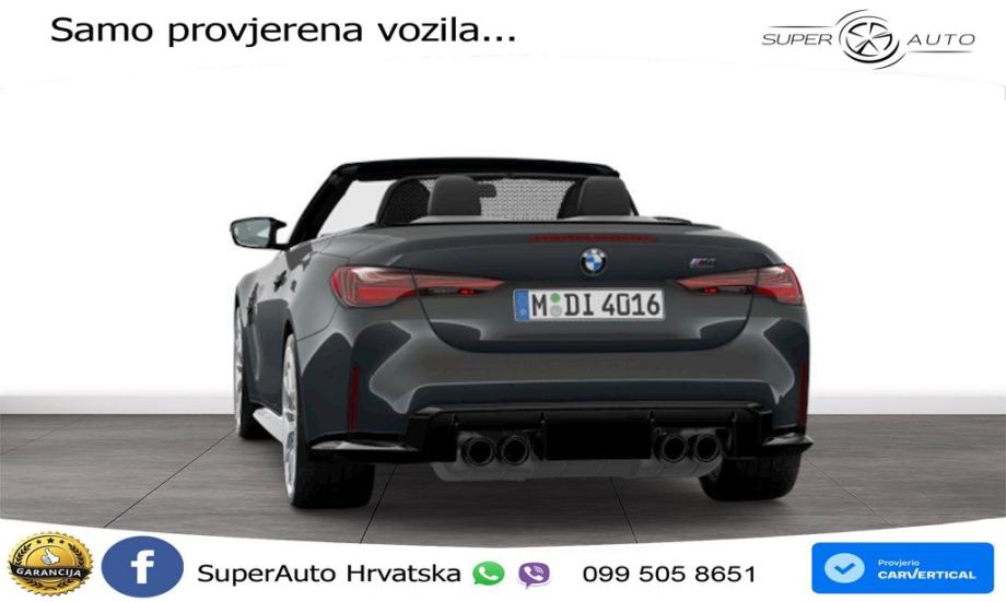 BMW M4 Convertible Competition 3.0 (530 KS) xDrive Steptronic, fotografija 5