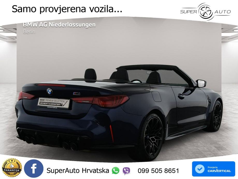 BMW M4 Convertible Competition 3.0 (530 KS) xDrive Steptronic, fotografija 2