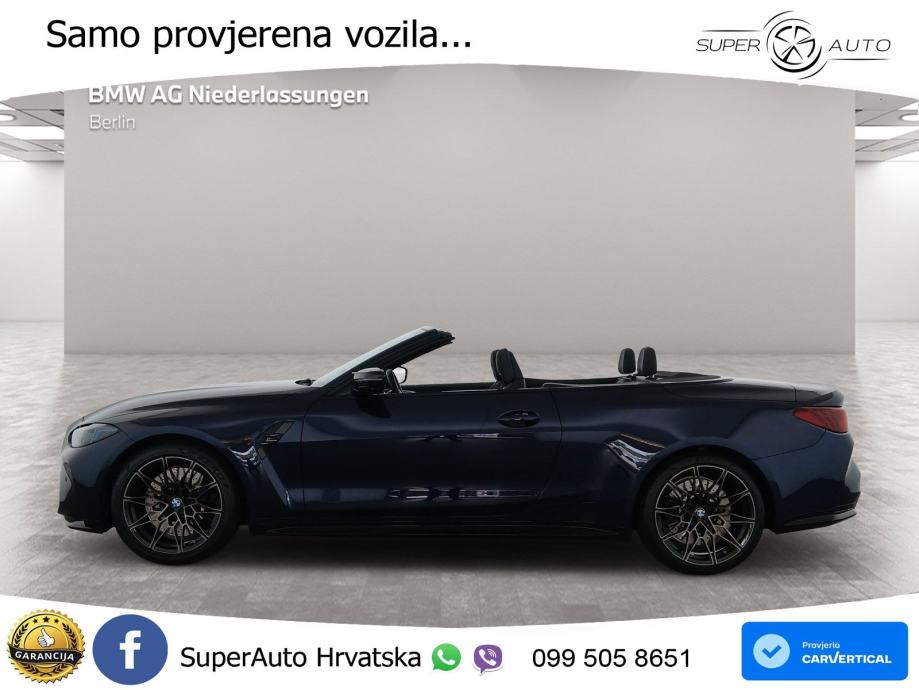 BMW M4 Convertible Competition 3.0 (530 KS) xDrive Steptronic, fotografija 3