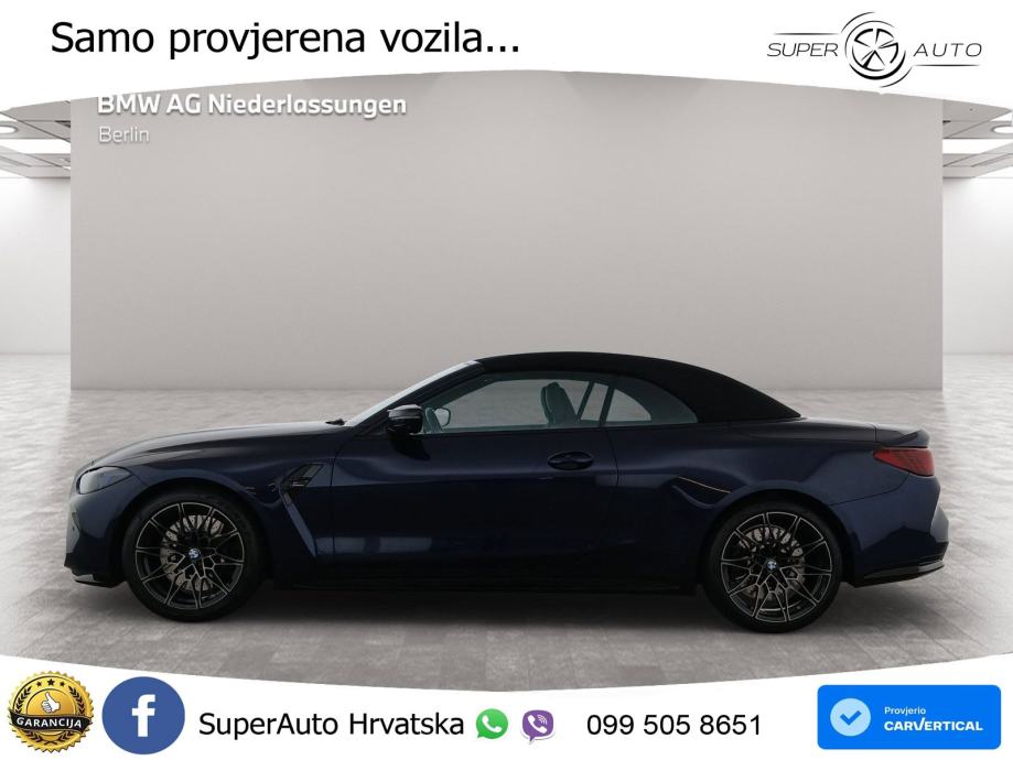 BMW M4 Convertible Competition 3.0 (530 KS) xDrive Steptronic, fotografija 6