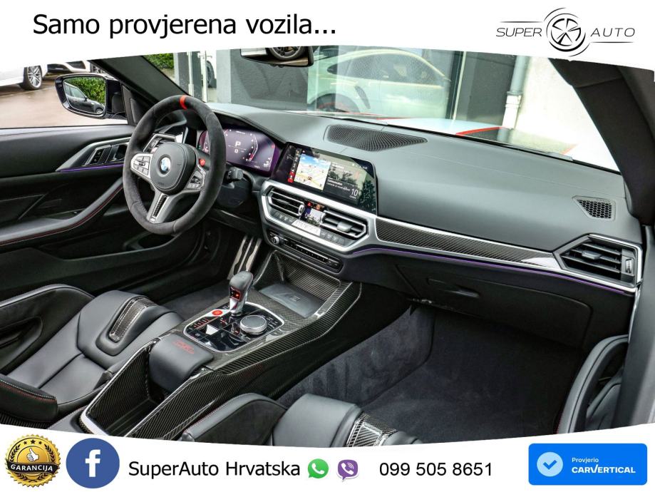 BMW M4 CS 3.0 (550 KS) Steptronic, fotografija 12
