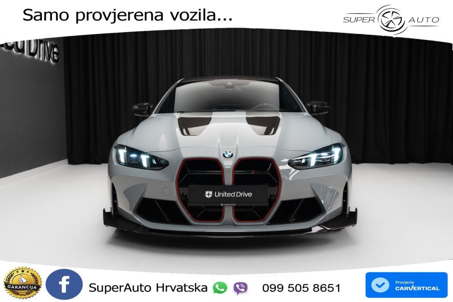 BMW M4 CS 3.0 (550 KS) xDrive Steptronic LED+GR SJED+ACC, fotografija 2