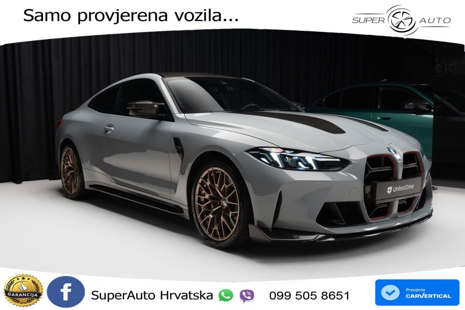 BMW M4 CS 3.0 (550 KS) xDrive Steptronic LED+GR SJED+ACC, fotografija 3