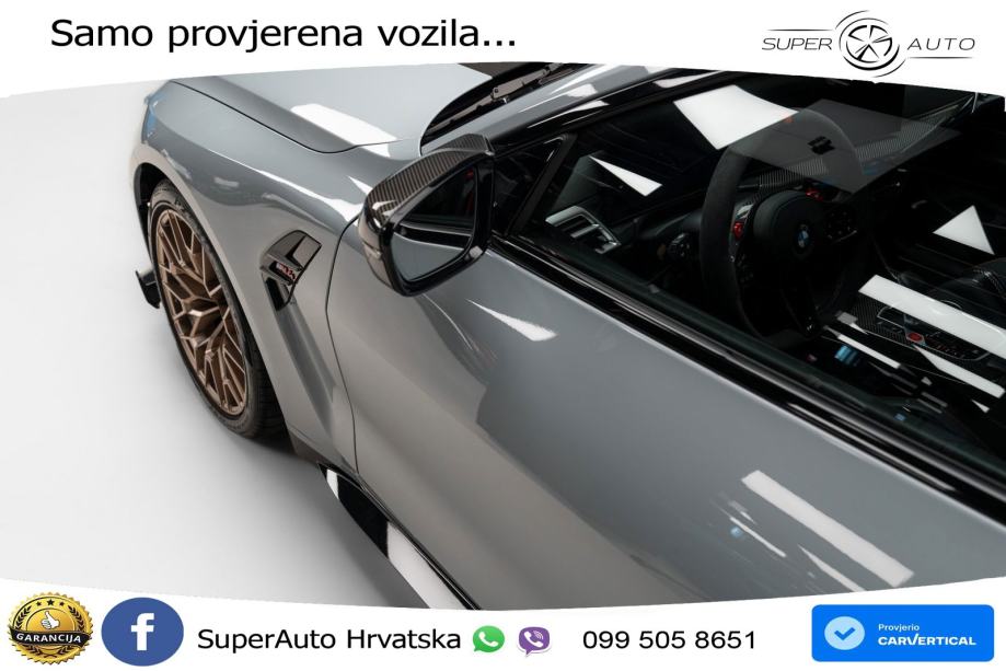 BMW M4 CS 3.0 (550 KS) xDrive Steptronic LED+GR SJED+ACC, fotografija 7