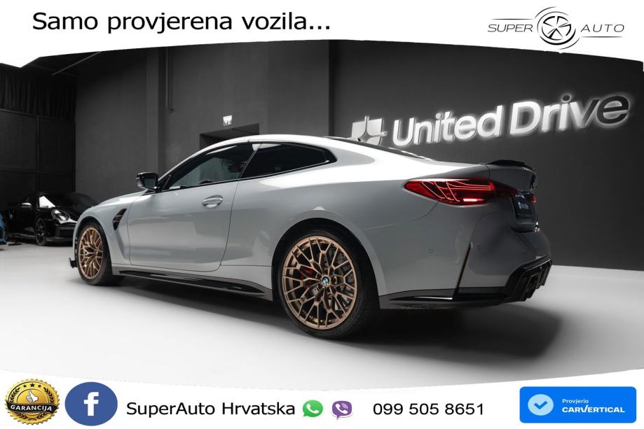 BMW M4 CS 3.0 (550 KS) xDrive Steptronic LED+GR SJED+ACC, fotografija 8