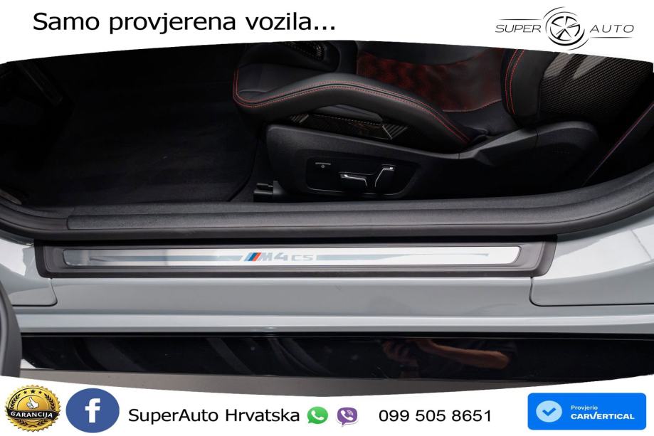 BMW M4 CS 3.0 (550 KS) xDrive Steptronic LED+GR SJED+ACC, fotografija 13