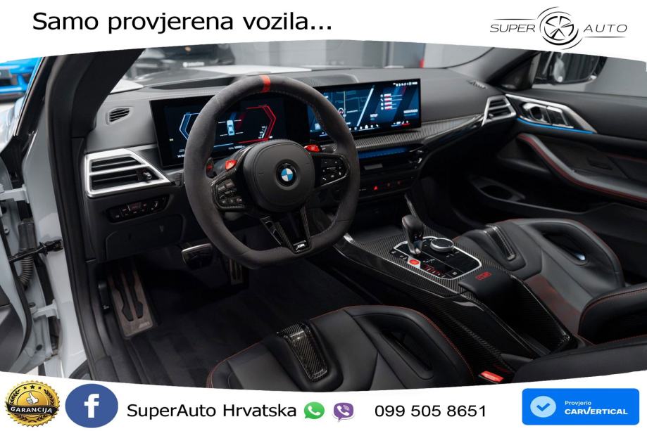 BMW M4 CS 3.0 (550 KS) xDrive Steptronic LED+GR SJED+ACC, fotografija 16