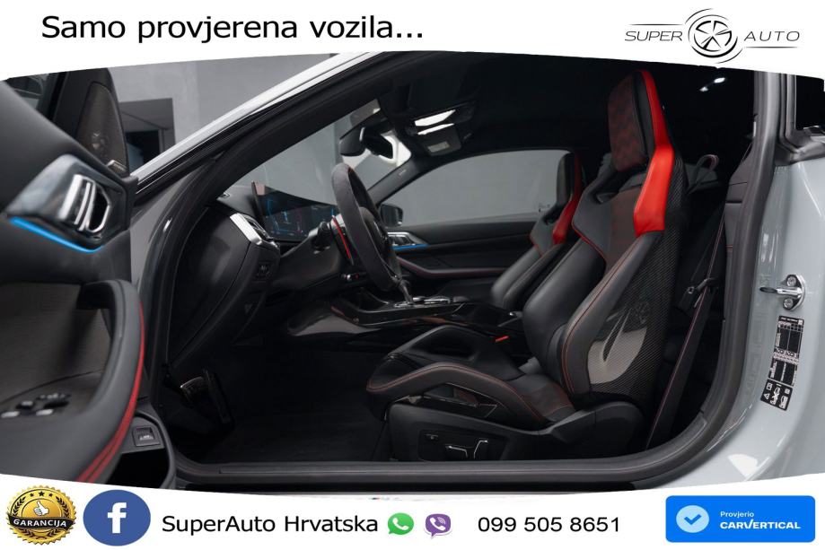 BMW M4 CS 3.0 (550 KS) xDrive Steptronic LED+GR SJED+ACC, fotografija 18