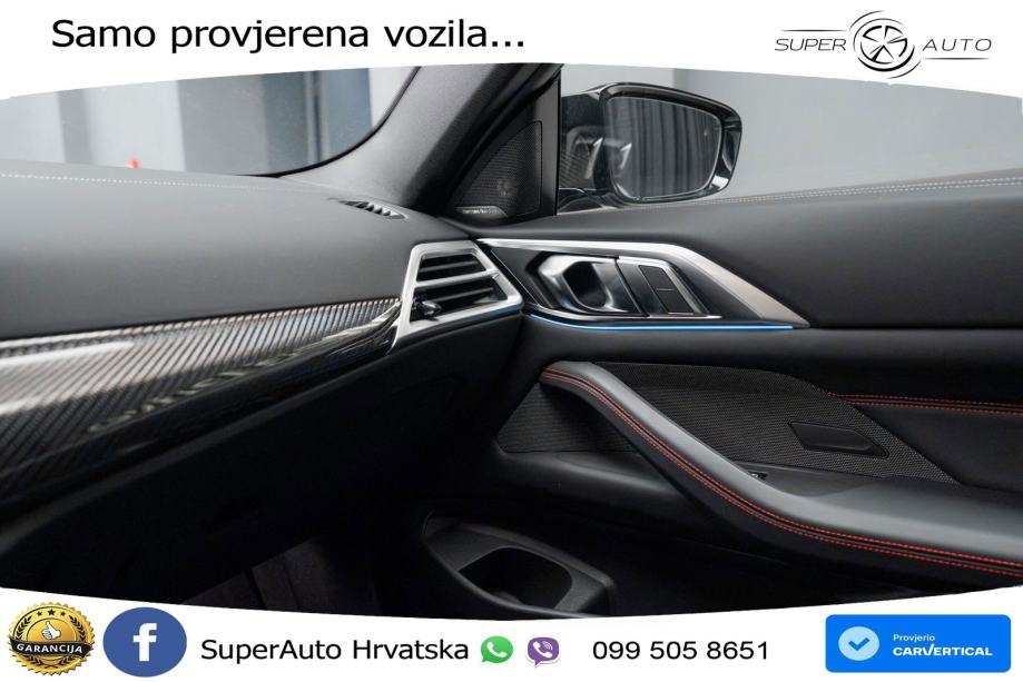 BMW M4 CS 3.0 (550 KS) xDrive Steptronic LED+GR SJED+ACC, fotografija 20