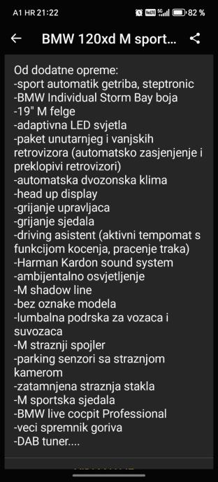 BMW serija 1 120xd Msport(71tkm), fotografija 17