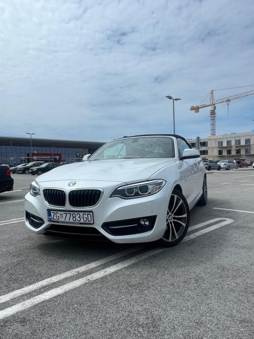 BMW 220d autom. Cabrio Sport, 190 KS, 112.000 km, prvi vlasnik, HR, fotografija 2