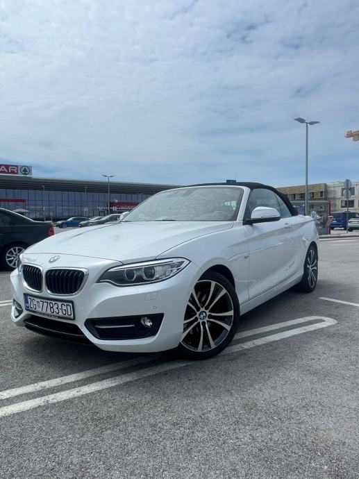 BMW 220d autom. Cabrio Sport, 190 KS, 112.000 km, prvi vlasnik, HR, fotografija 3